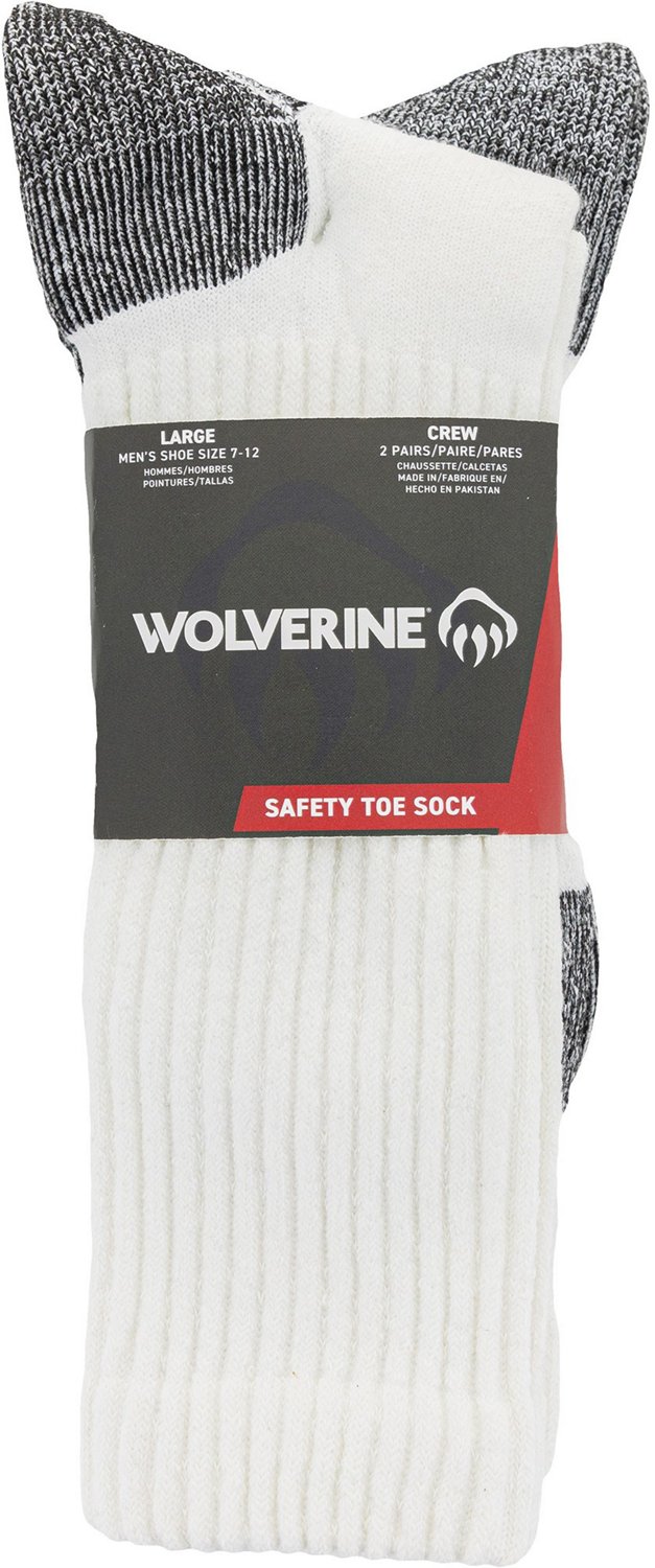 Wolverine Men's Safety Toe Work Socks 2-Pack - view number 2