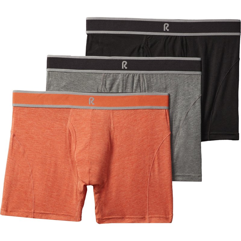 R.O.W. Men's Comfort Underwear 4 in Apricot Brandy Heather, Large - Men's Athletic Performance Bottoms at Academy Sports