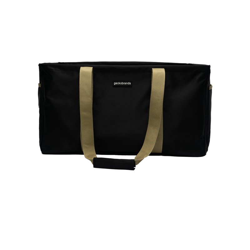 geckobrands Large Utility Tote Bag Black/Gold - Lanyards at Academy Sports