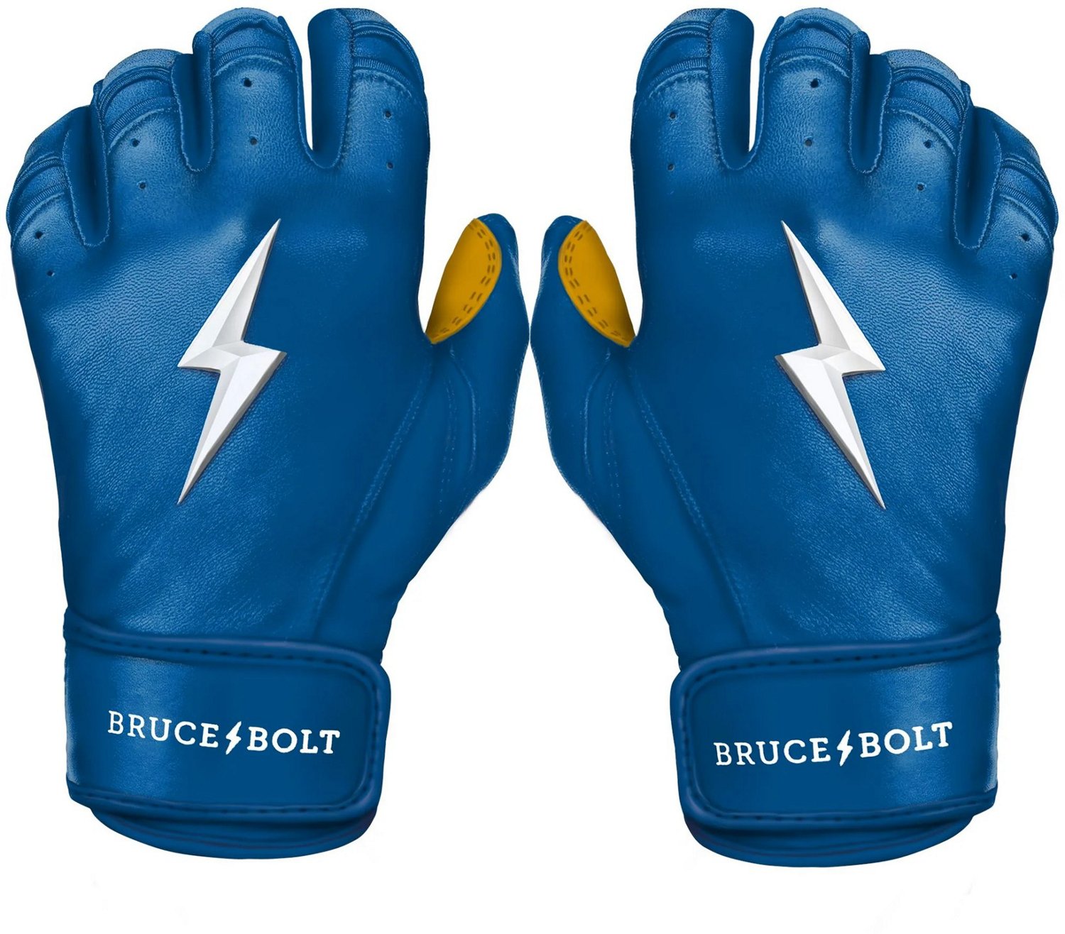 BRUCE BOLT Adults' Premium Pro Short Cuff Batting Gloves                                                                         - view number 1