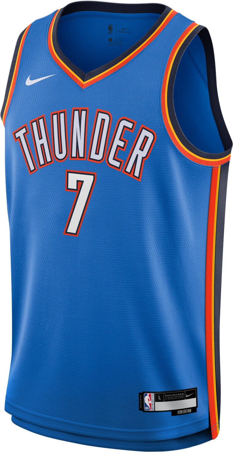 Nike Boys' Oklahoma City Thunder Chet Holmgren #7 Icon