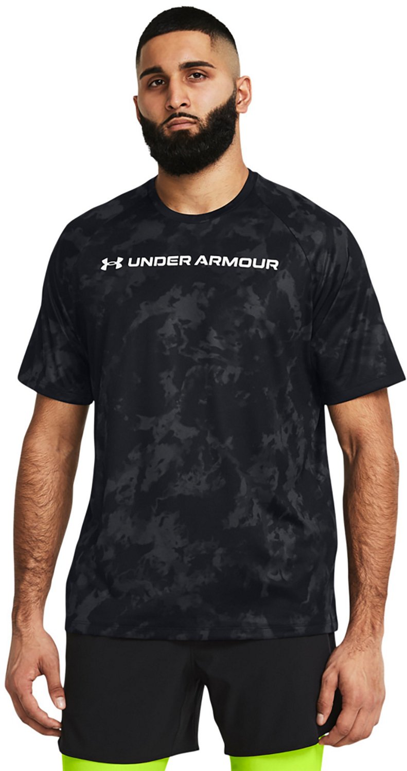 Under Armour Men's UA Tech ABC Camo Short Sleeve T-shirt                                                                         - view number 1