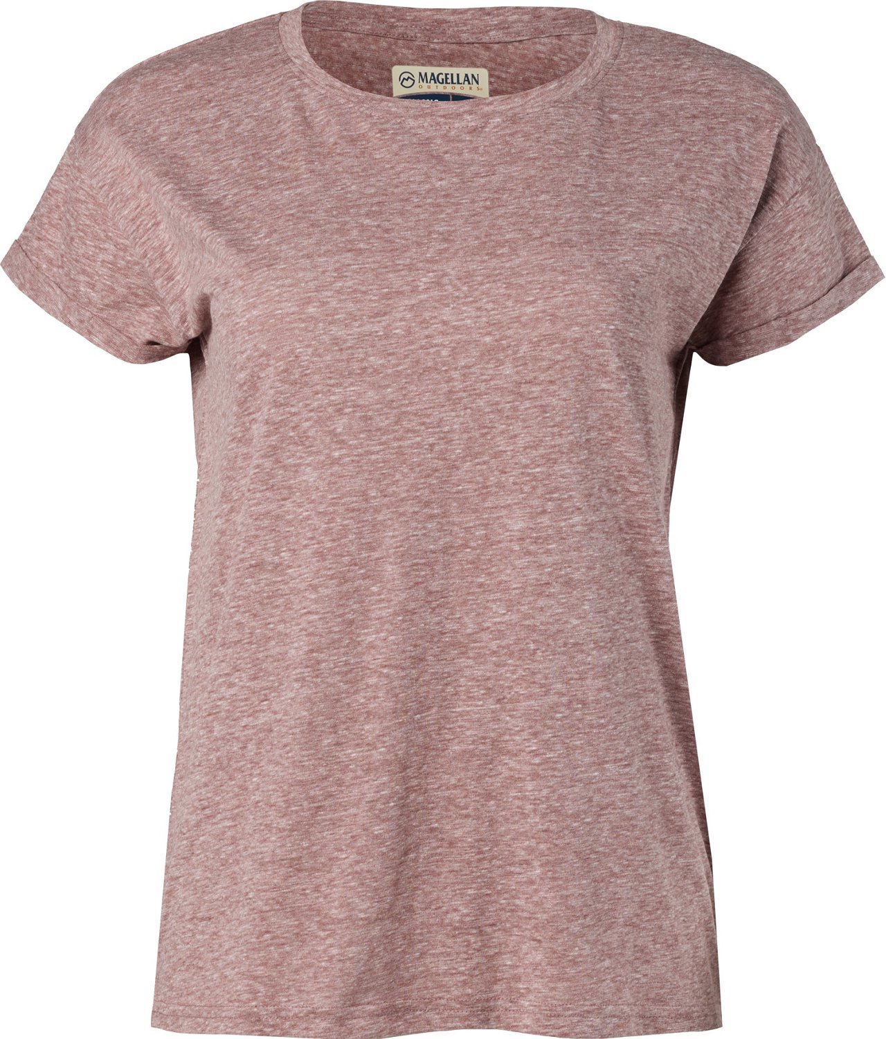 Magellan Outdoors Women's Campfire Rollcuff Short Sleeve T-shirt                                                                 - view number 1