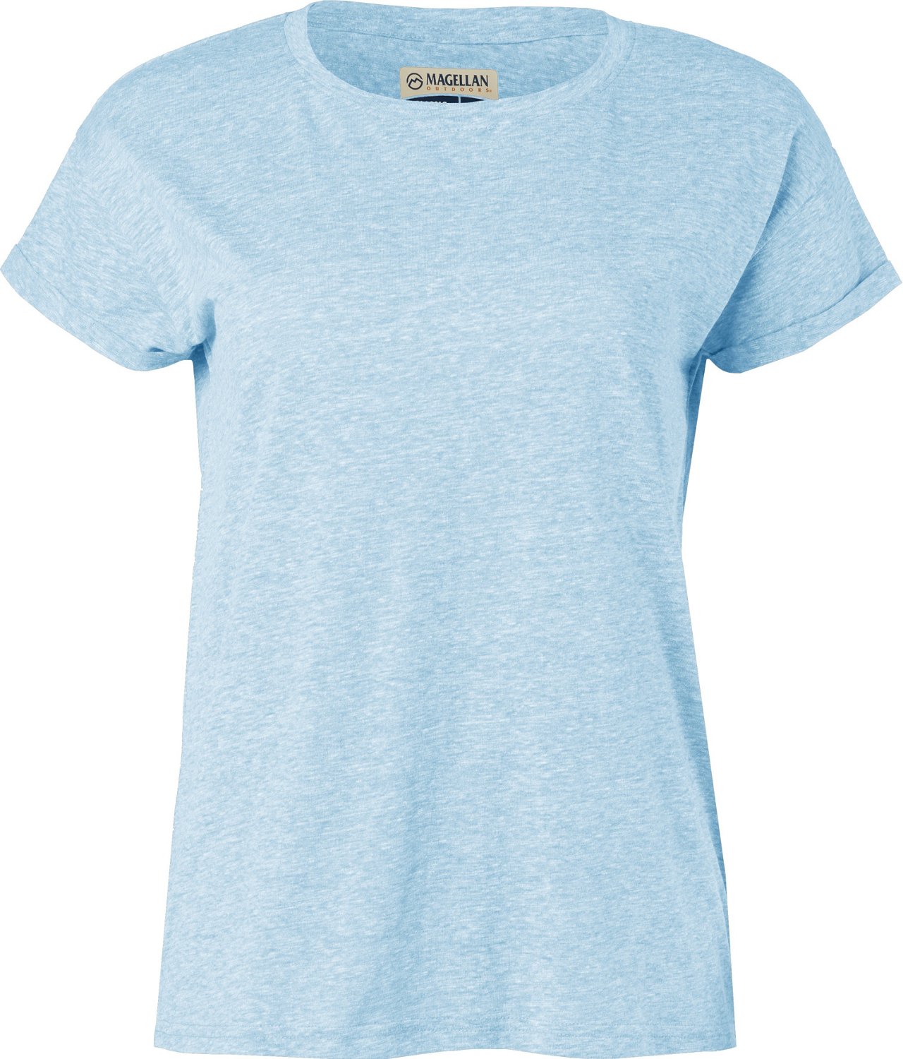 Magellan Outdoors Women's Campfire Rollcuff Short Sleeve T-shirt                                                                 - view number 2