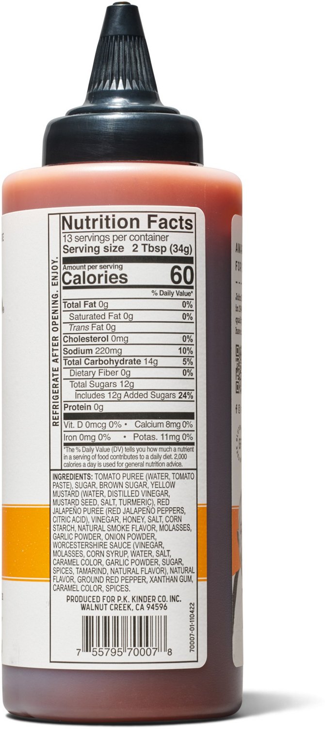 Kinder's Honey Hot BBQ Sauce                                                                                                     - view number 3