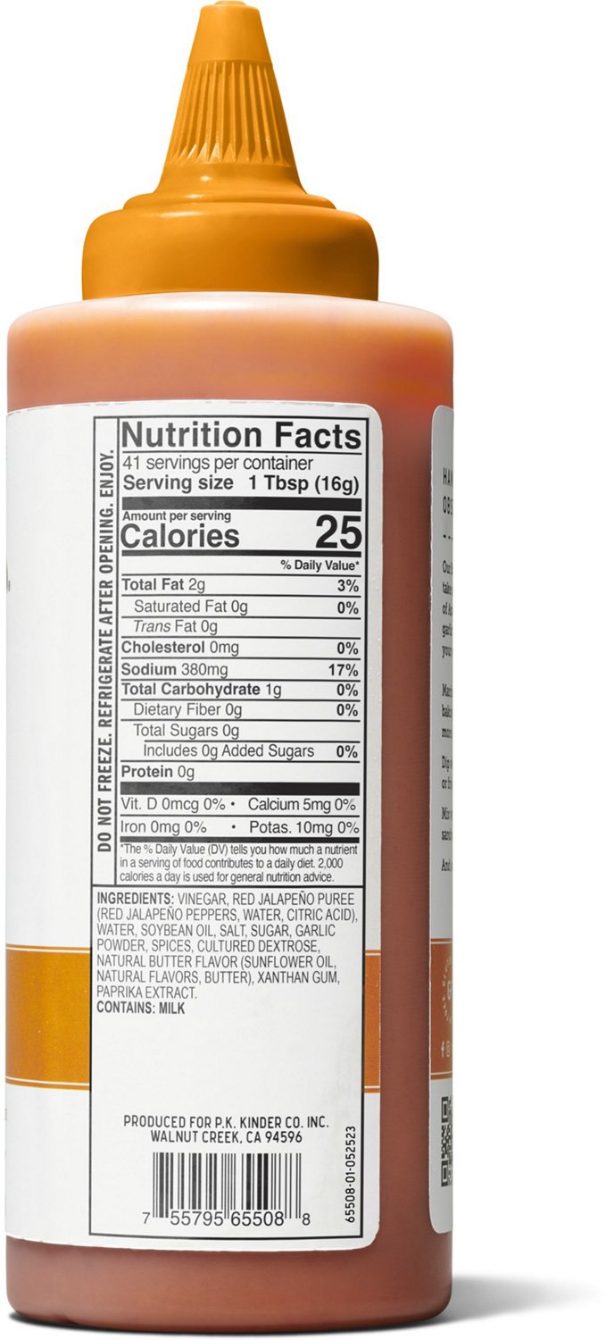 Kinder's 14 oz Buttery Buffalo Wing Sauce                                                                                        - view number 3