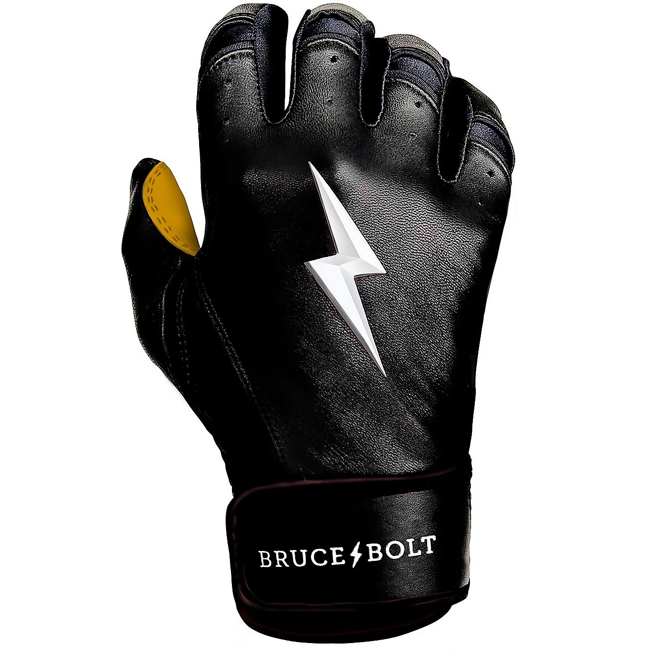 BRUCE BOLT Adults' Premium Pro Short Cuff Batting Gloves                                                                         - view number 2