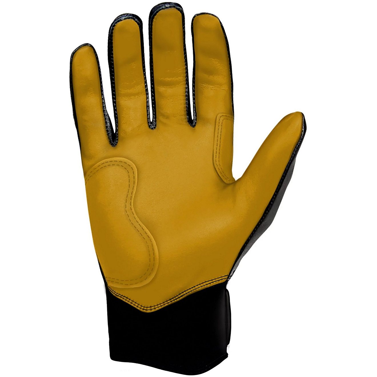 BRUCE BOLT Adults' Premium Pro Short Cuff Batting Gloves                                                                         - view number 3