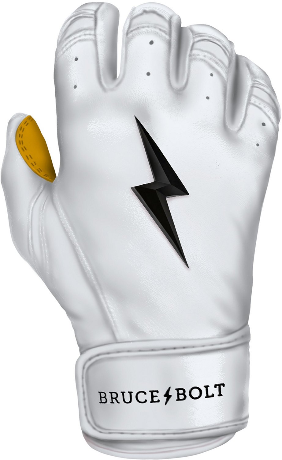 BRUCE BOLT Youth Premium Pro Short Cuff Batting Gloves                                                                           - view number 2
