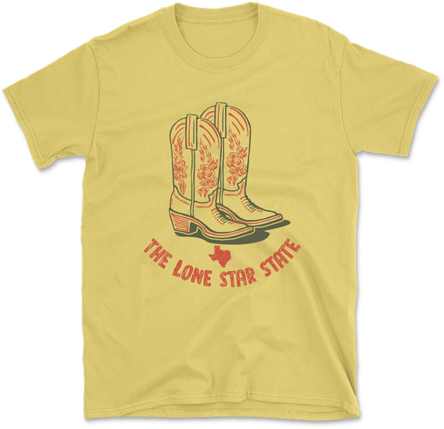 State Life Women's Texas Fancy Boots Short Sleeve Graphic T-shirt