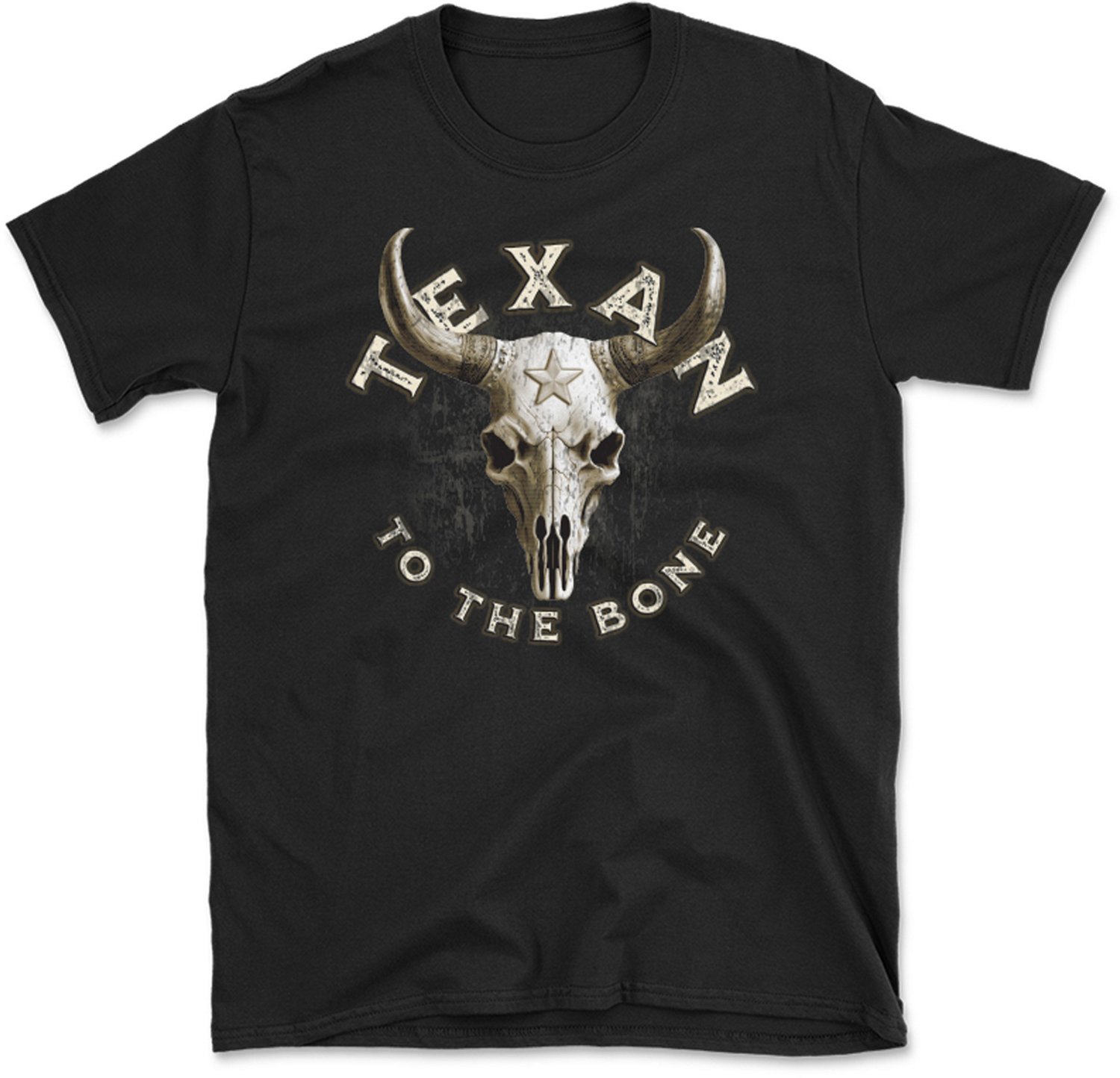 State Life Men's TEXAS To The Bone Short Sleeve Graphic T-shirt
