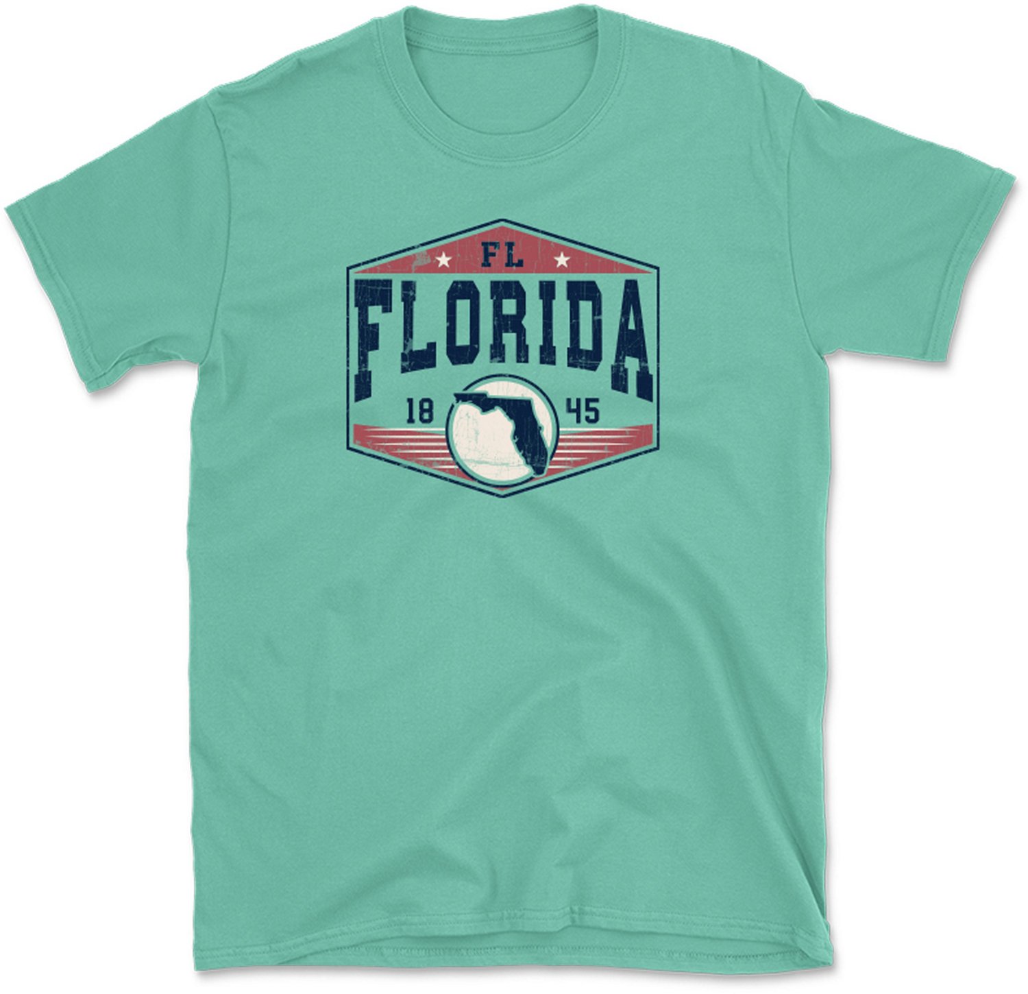 State Life Women's Florida Hex Seal Short Sleeve Graphic Tshirt Academy