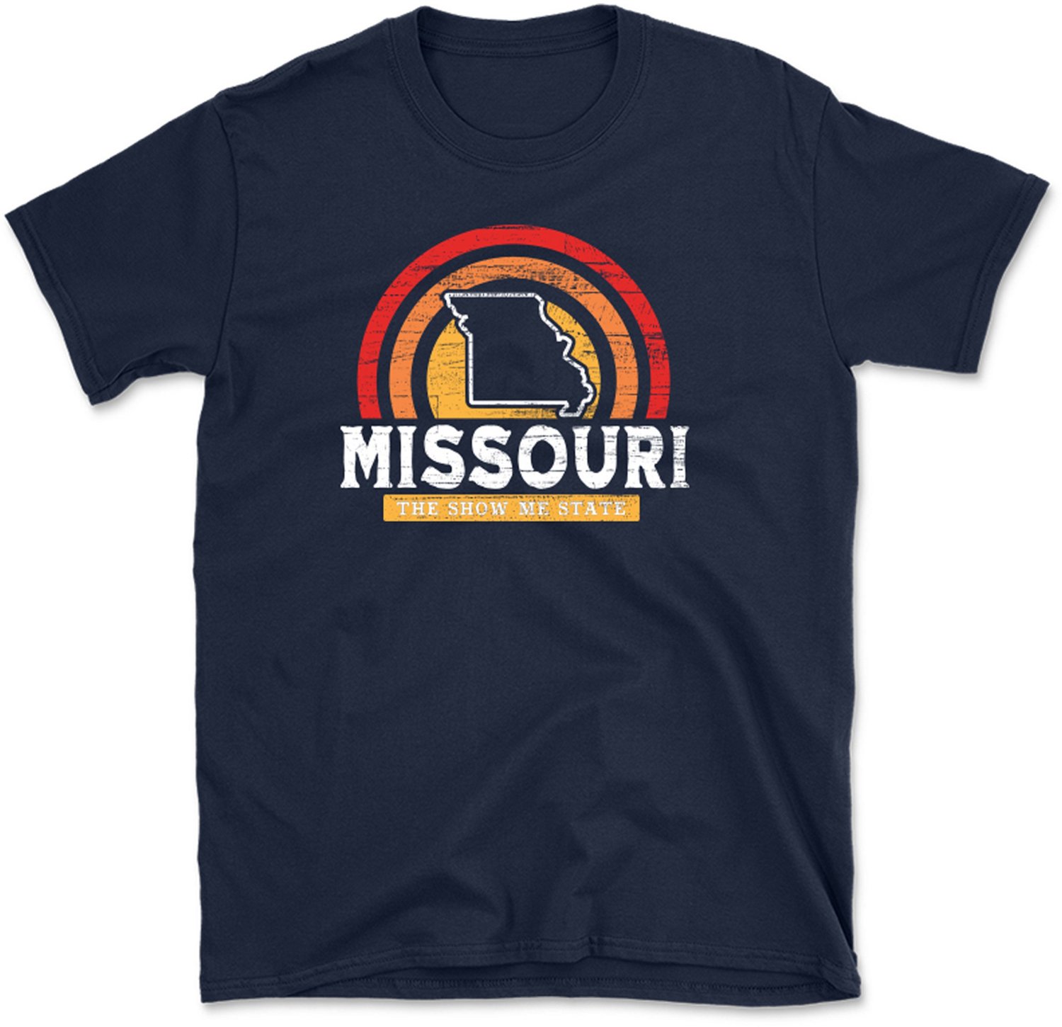 State Life Men's STATE LIFE M MISSOURI CENTER RETRO Short Sleeve ...