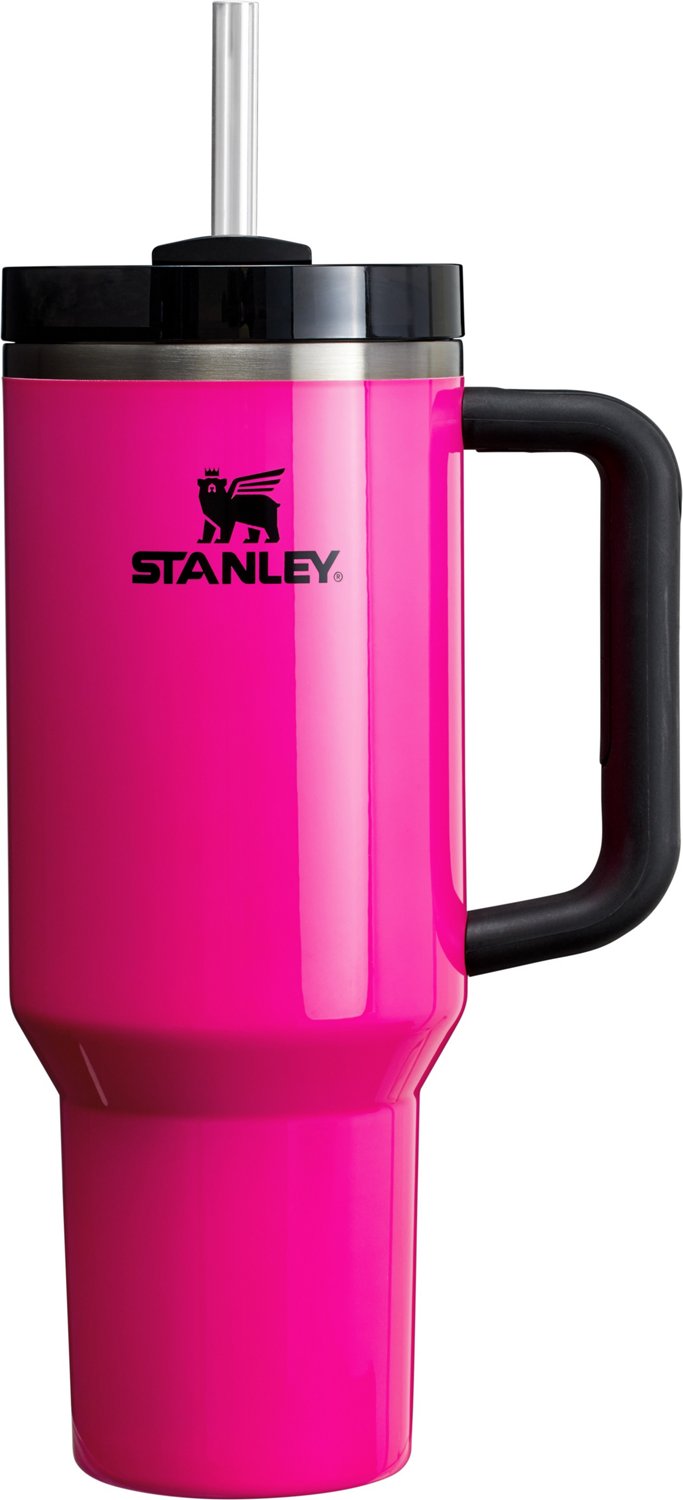 Stanley 40oz Stainless Steel H2.0 FlowState Quencher Tumbler Flamingo –