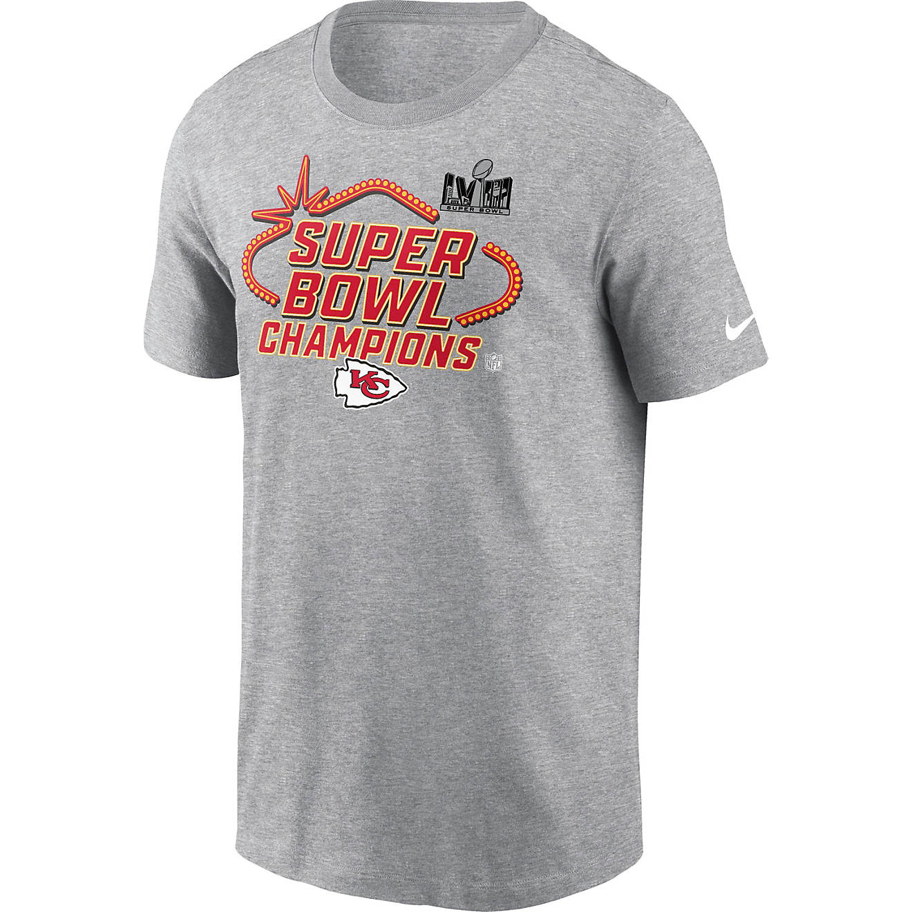 Nike Men's Chiefs Super Bowl LVIII Champs Trophy Collection Short Sleeve T-Shirt                                                 - view number 1