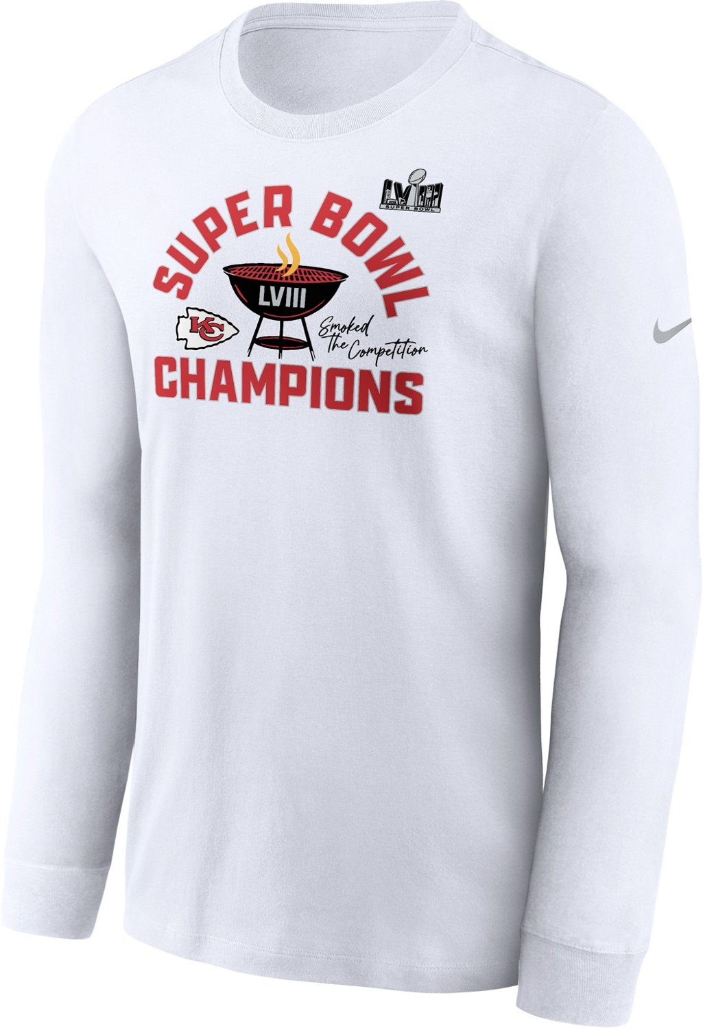 Nike Men's Chiefs Super Bowl LVIII Champs Local Long Sleeve T-Shirt ...