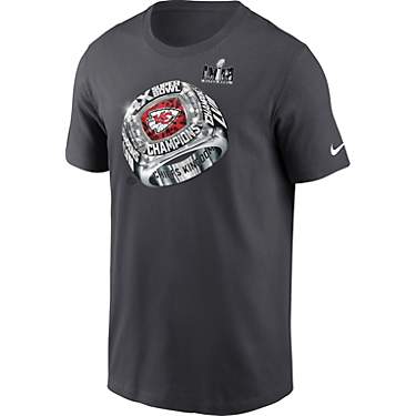 Nike Men's Chiefs Super Bowl LVIII Champs Multi Champ Short Sleeve T-Shirt                                                      
