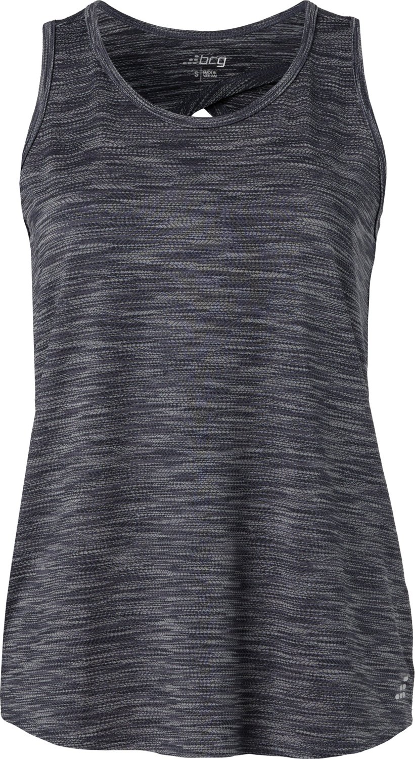BCG Women's Honeycomb Keyhole Back Muscle Tank Top                                                                               - view number 1