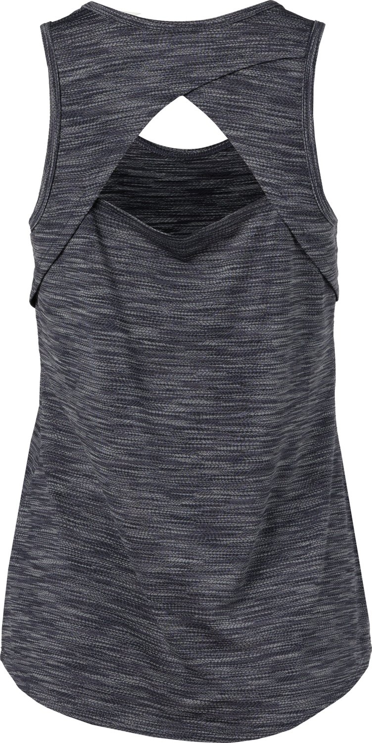 BCG Women's Honeycomb Keyhole Back Muscle Tank Top                                                                               - view number 2
