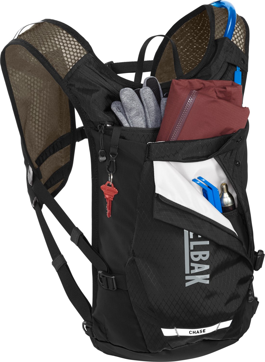 CamelBak Unisex Chase 8 70oz Bike Vest, Gunmetal/Larkspur - view number 6