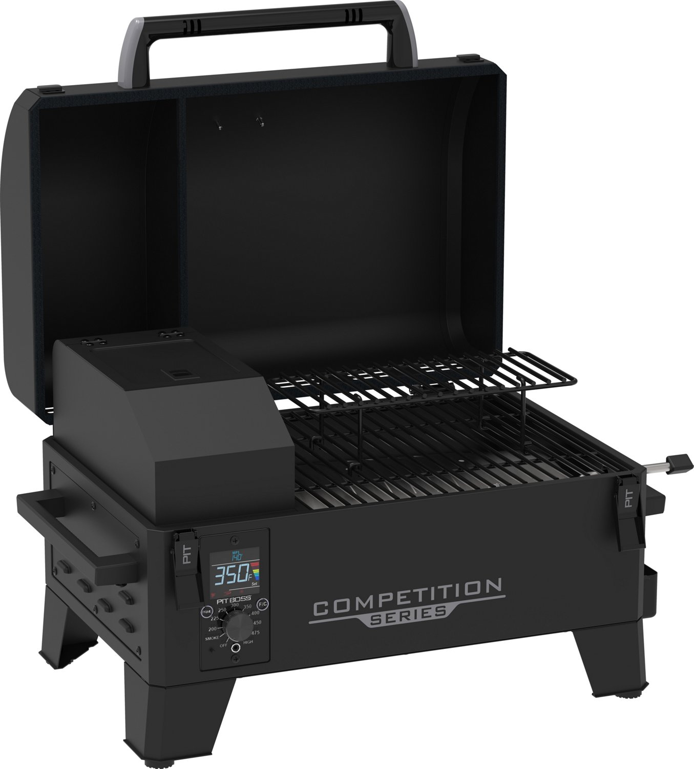 Pit Boss Portable Battery Powered Wood Pellet Grill, Black