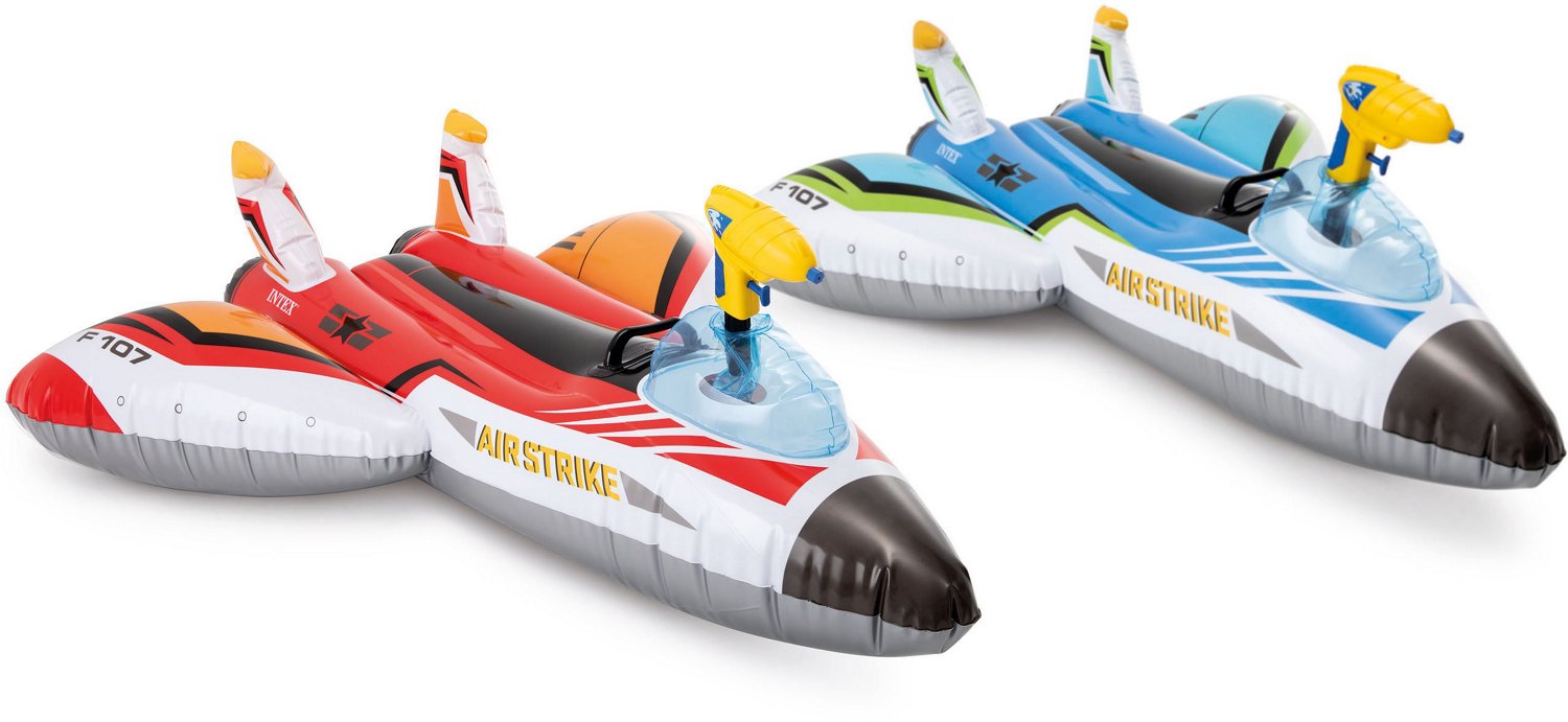 INTEX Water Gun Plane Ride On Academy