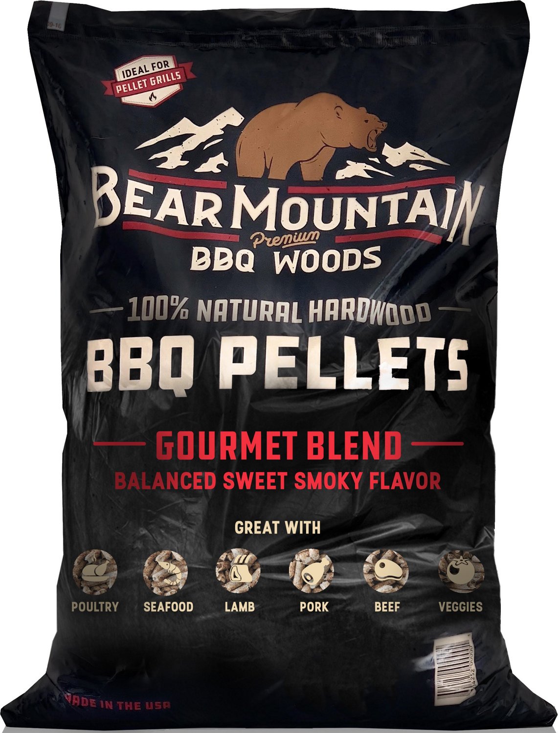 Bear Mountain BBQ 40 lb Gourmet Blend Pellets                                                                                    - view number 1 selected