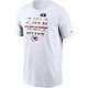 Nike Men's Chiefs Super Bowl LVIII Champs 2 In A Row Short Sleeve T-Shirt                                                        - view number 1 selected