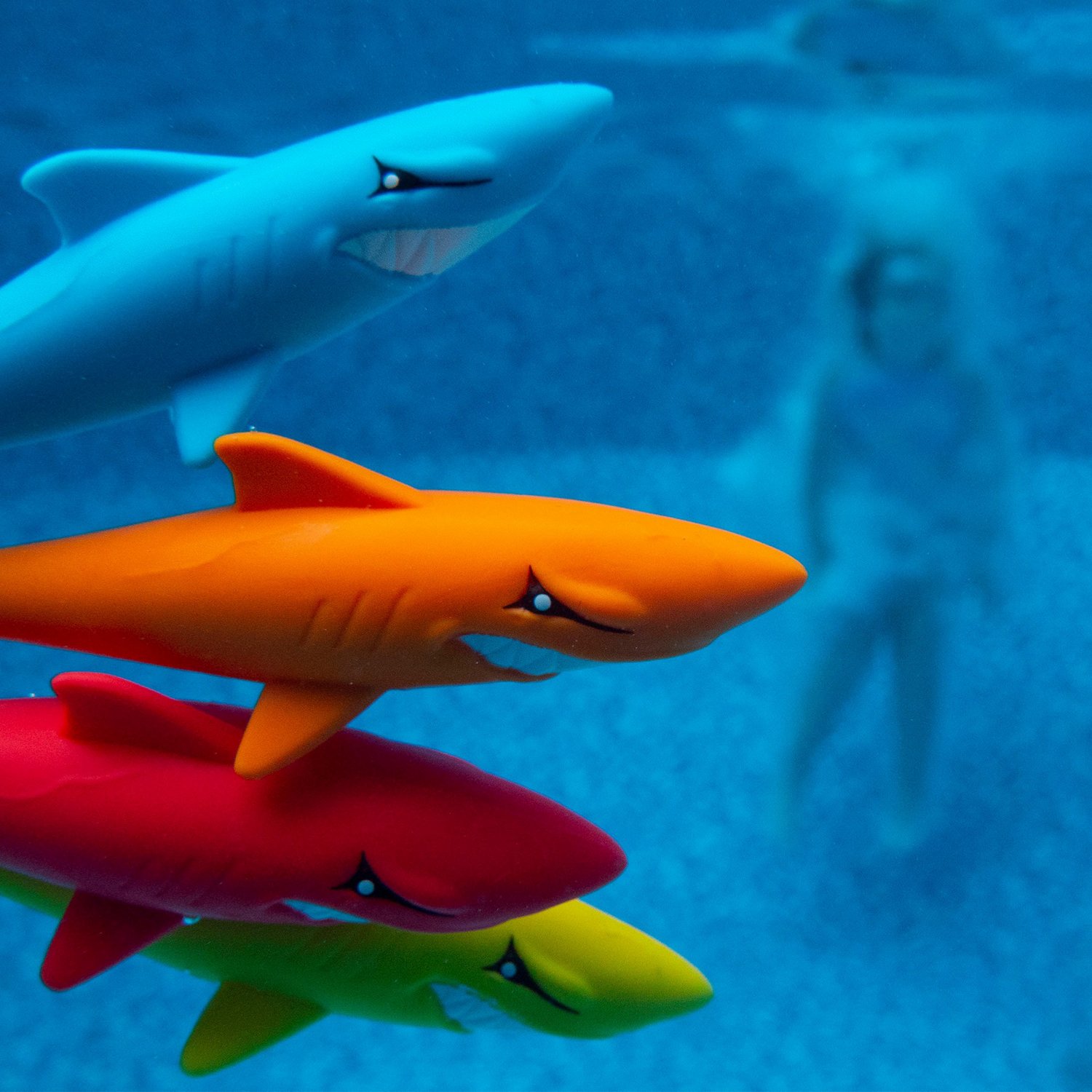 Prime Time Toys Underwater Sharkpedo Glider Dive Pool Toys 4-Pack - view number 3