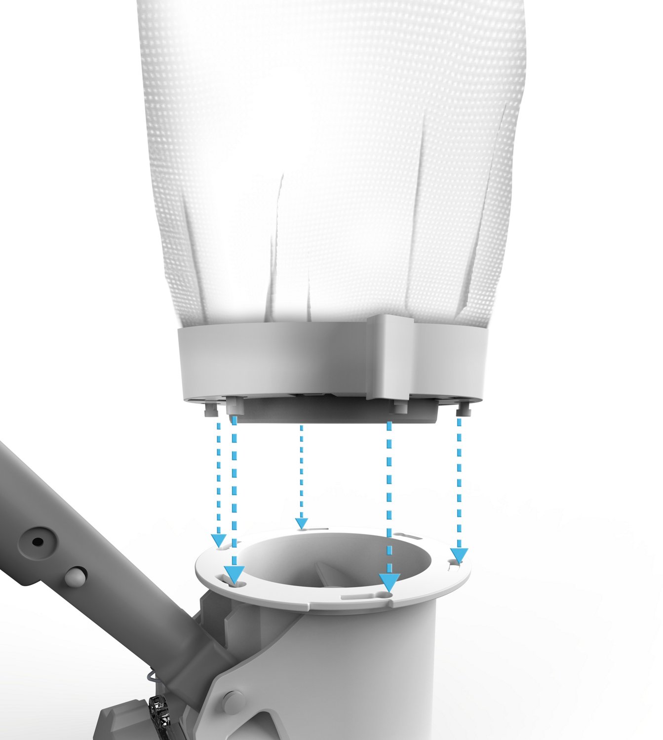 Kokido Telsa PWRBLADE 40 Large Volume Rechargeable Pool Vacuum with Bag                                                          - view number 4