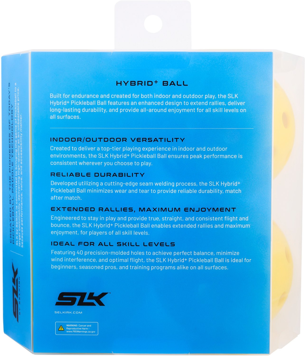 Selkirk Sport SLK Hybrid+ Pickleball Balls 4-Pack - view number 2