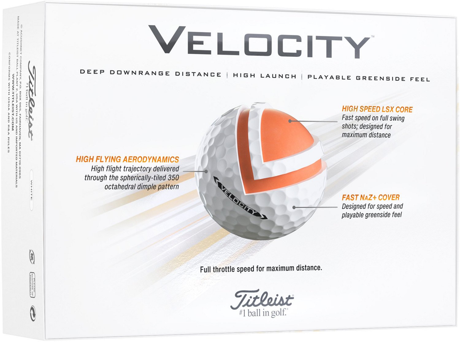 Titleist 2024 Velocity Golf Balls 12-Pack - view number 2
