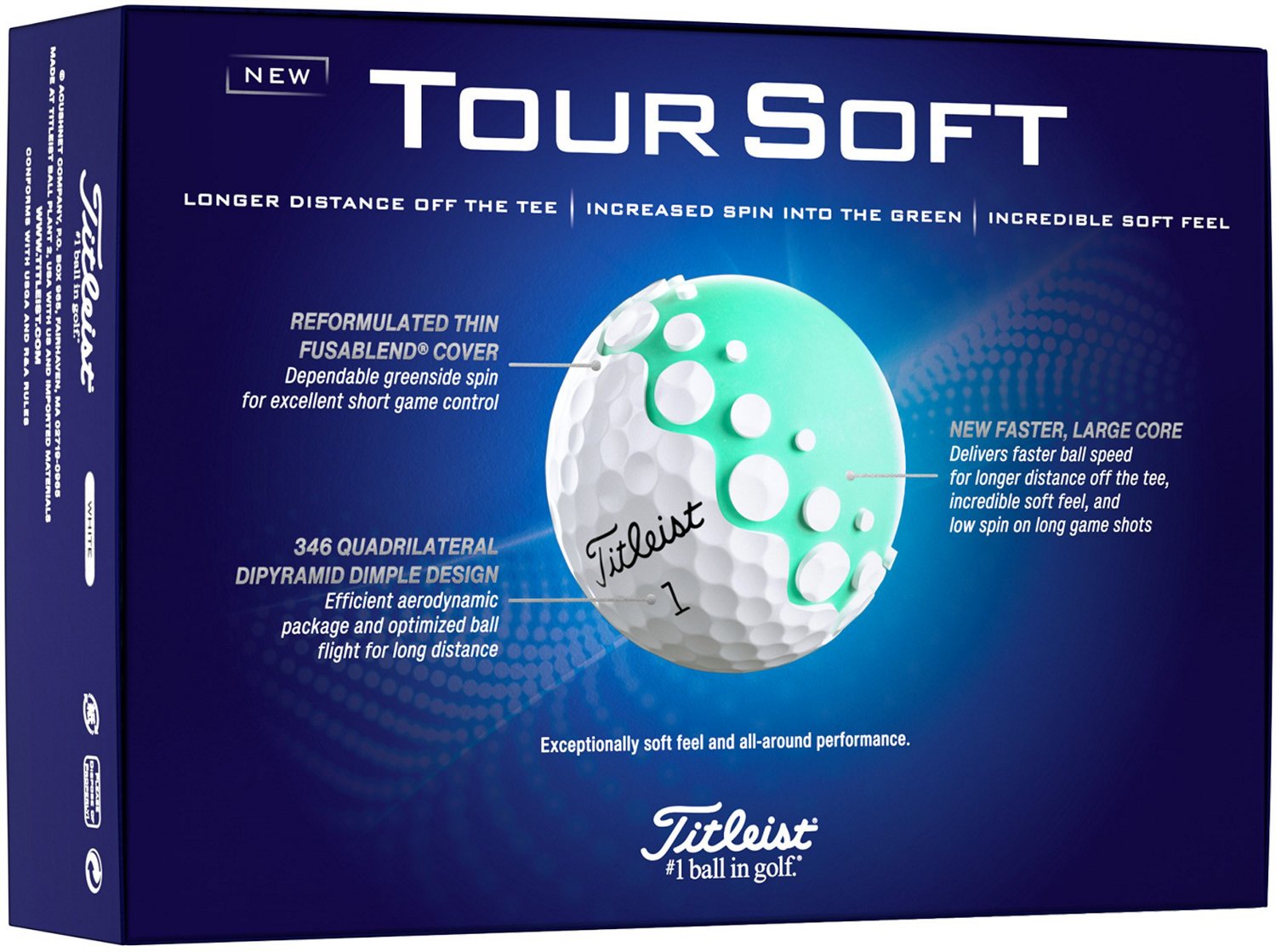 Titleist 2024 Tour Soft Golf Balls 12-Pack                                                                                       - view number 2