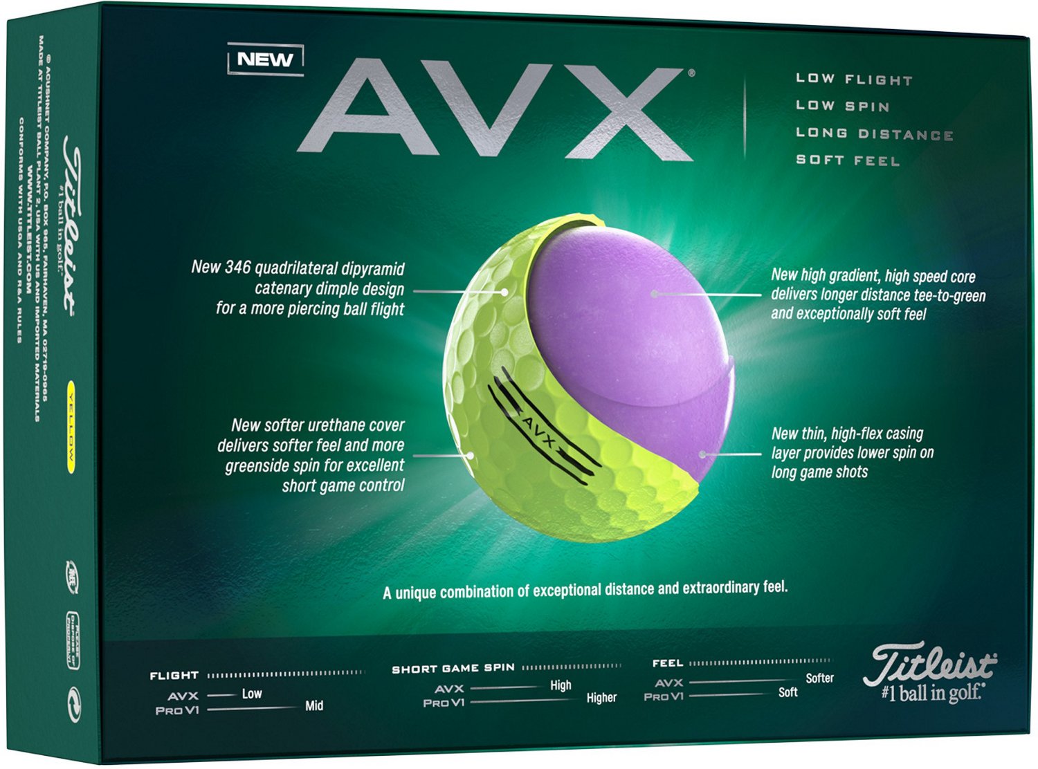 Titleist 2024 AVX Golf Balls 12-Pack                                                                                             - view number 2