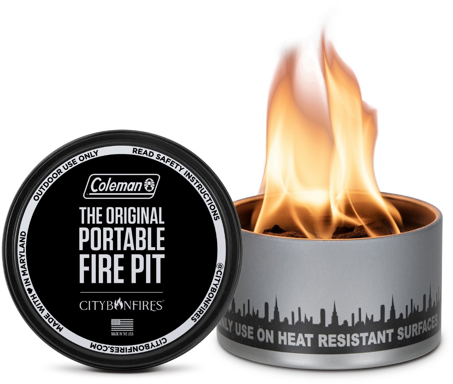 Coleman City Bonfires Mini Portable Fire Pit | Academy