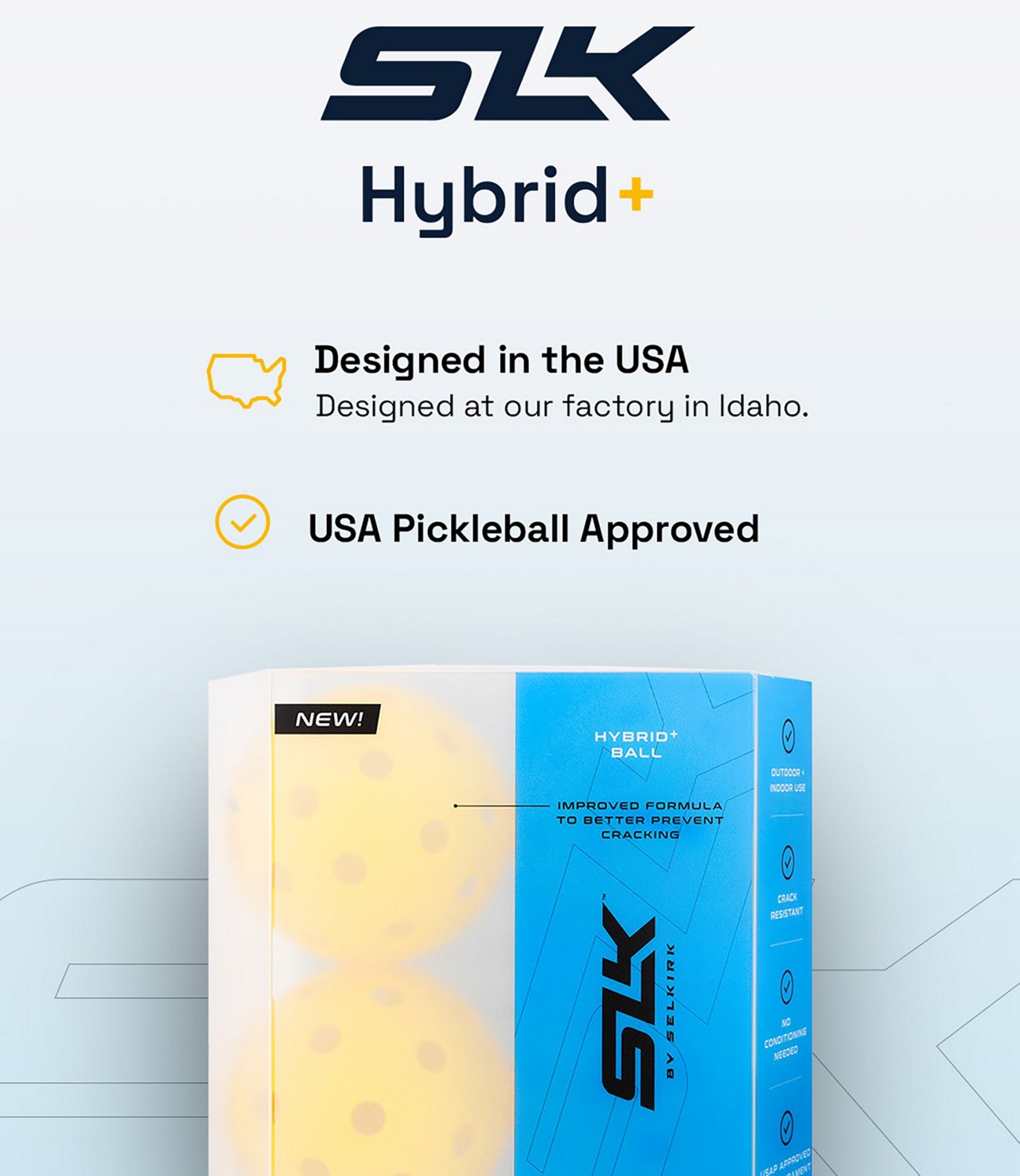 Selkirk Sport SLK Hybrid+ Pickleball Balls 4-Pack - view number 6