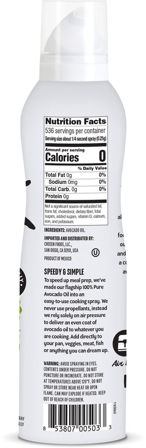 Chosen 100% Avocado Oil Spray 4.7 oz                                                                                             - view number 3