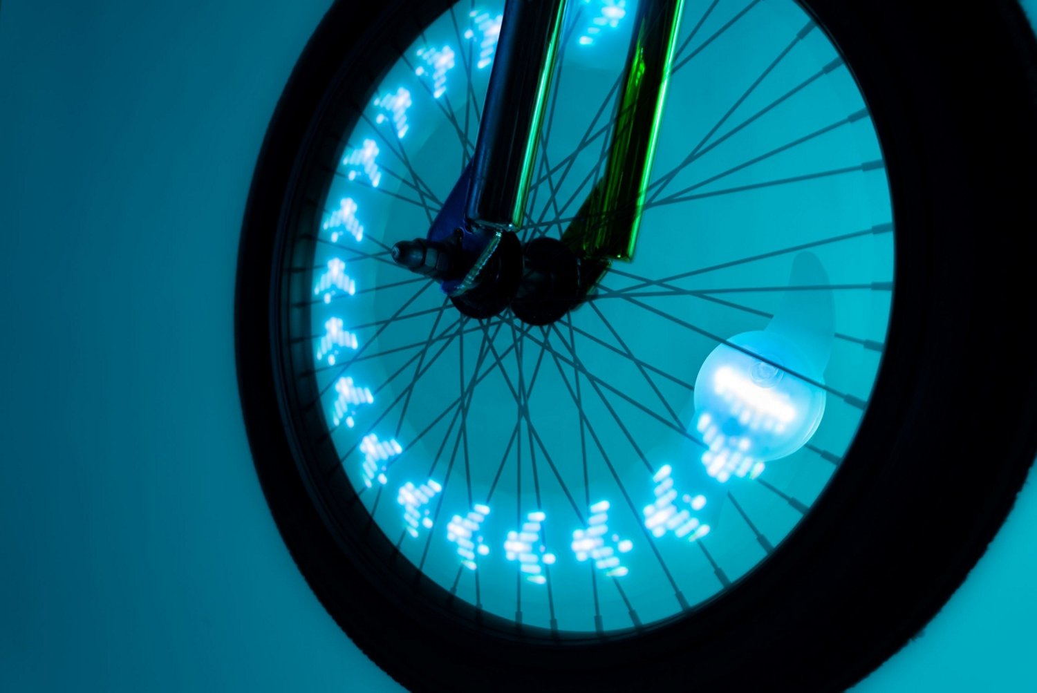 Brightz Shape Brightz LED Pattern Select Bike Clip-On Spoke Light