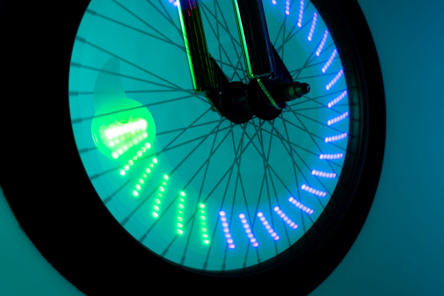 Brightz Shape Brightz LED Pattern Select Bike Clip-On Spoke Light