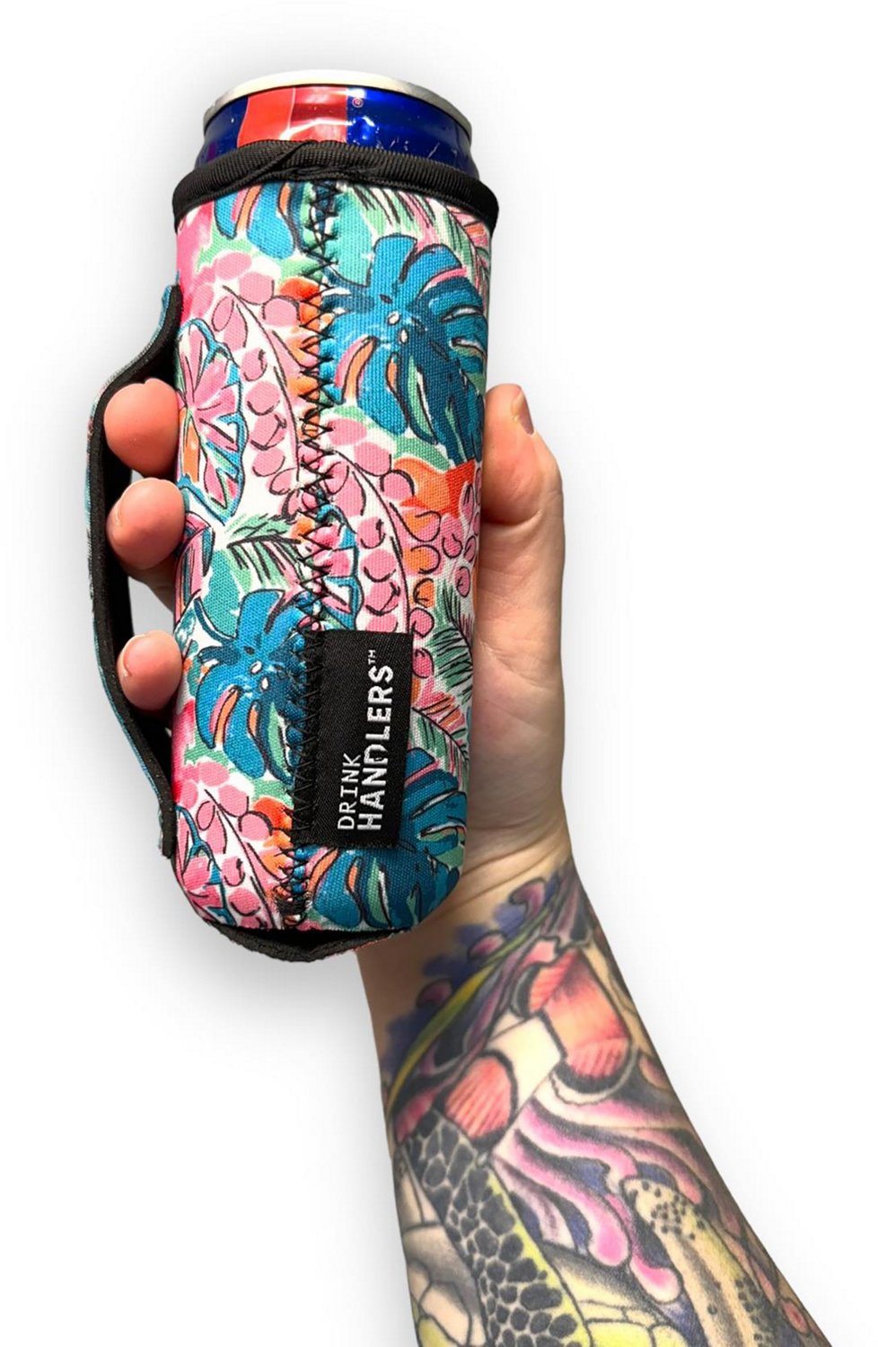 Lit Handlers Beach Babe 12 oz Slim Can Cooler Sleeve