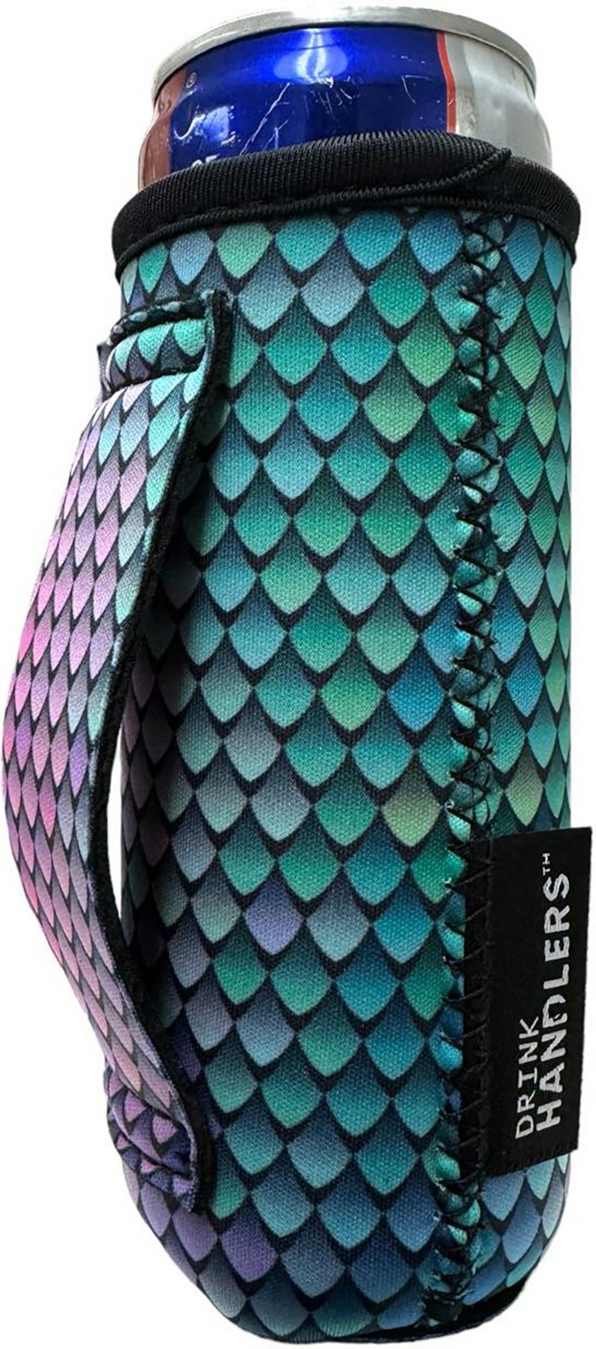 Lit Handlers Mermaid 12 oz Slim Can Cooler Sleeve                                                                                - view number 2