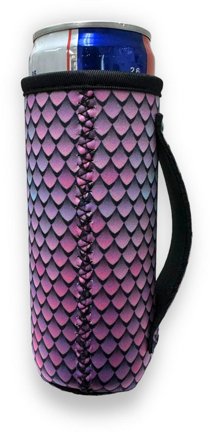 Lit Handlers Mermaid 12 oz Slim Can Cooler Sleeve                                                                                - view number 3