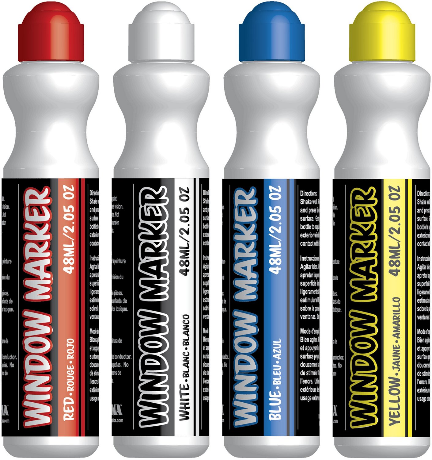 Chroma Graphics Inc Multicolor Window Markers 4-Pack                                                                             - view number 2