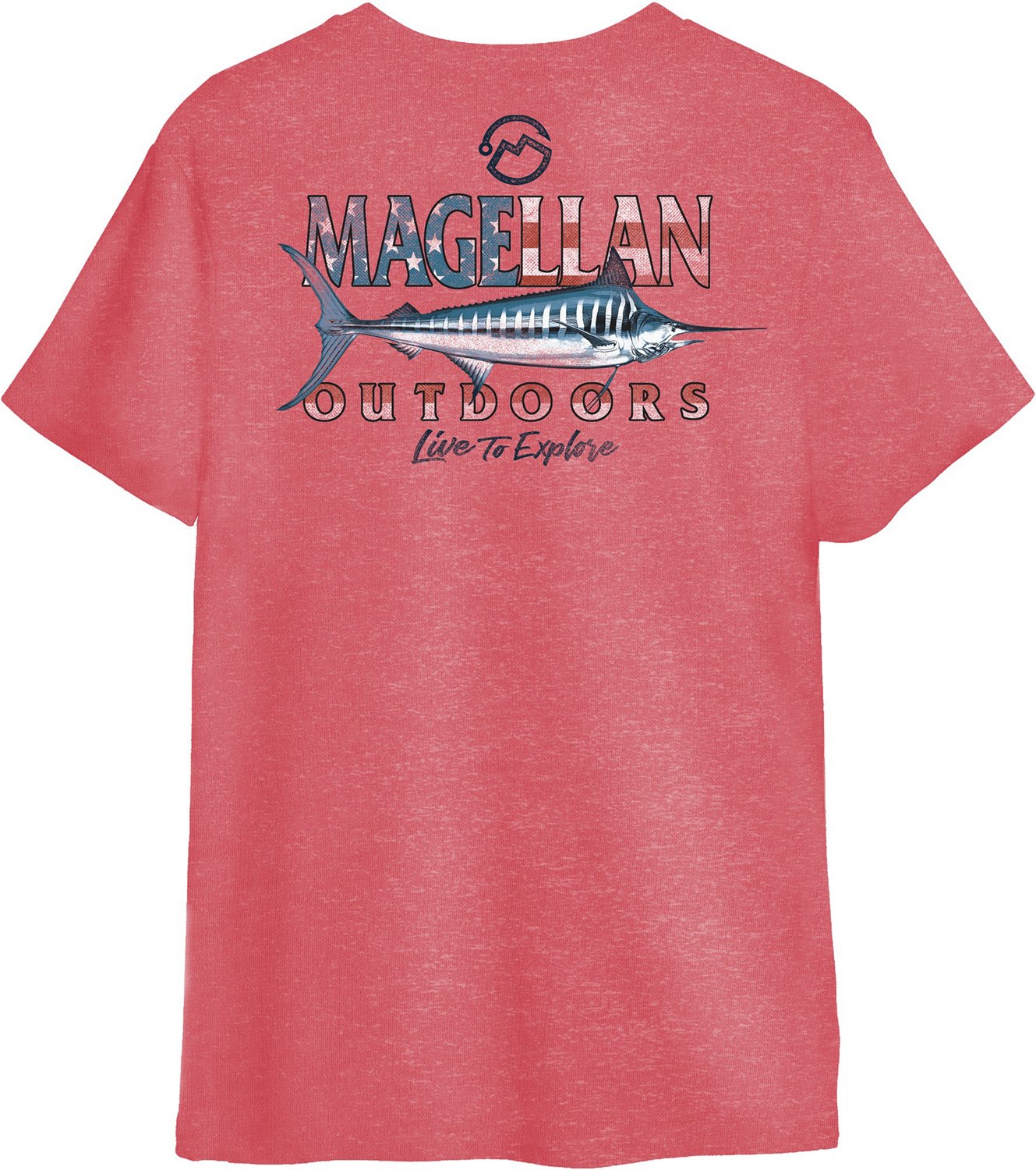 Magellan Outdoors Boys' Patriotic Stripes Short Sleeve T-shirt