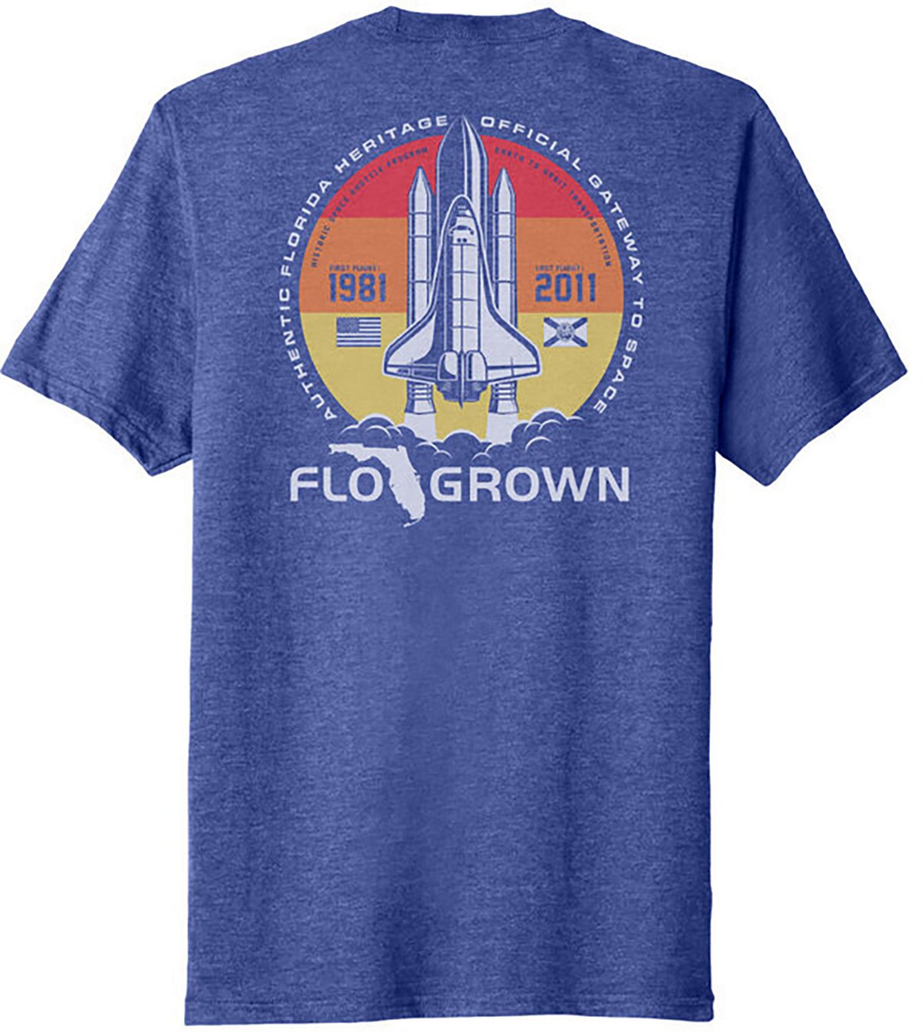 FLOGROWN Men's Vintage Space Shuttle Short Sleeve T-shirt - view number 1