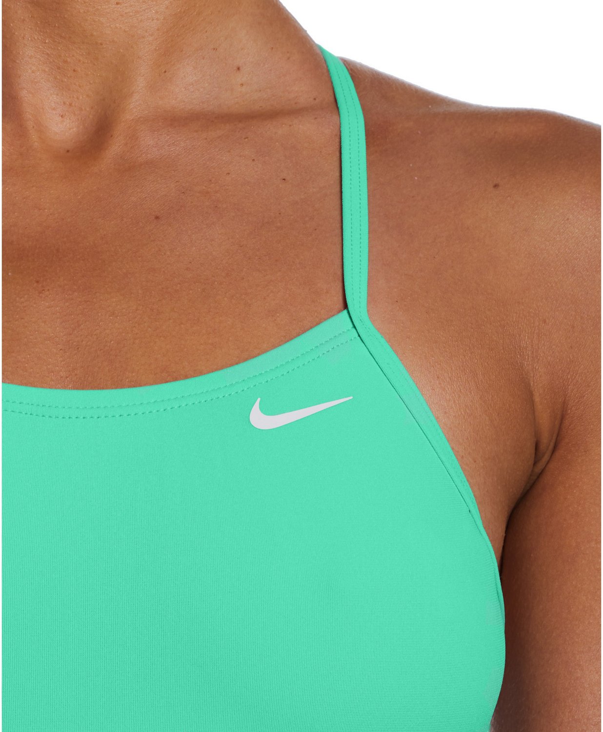 Nike Women's HydraStrong Solid Lace Up Tie Back 1-Piece Swimsuit - view number 3