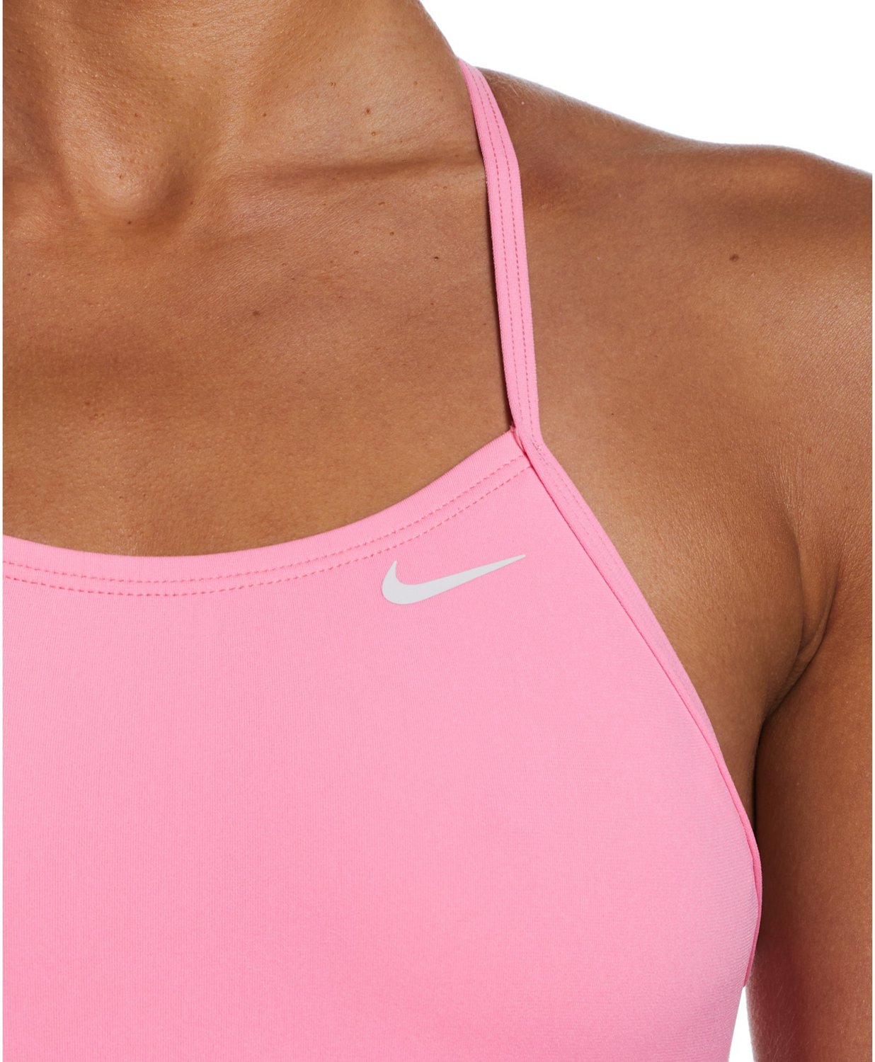 Nike Women's HydraStrong Solid Lace Up Tie Back 1-Piece Swimsuit - view number 3