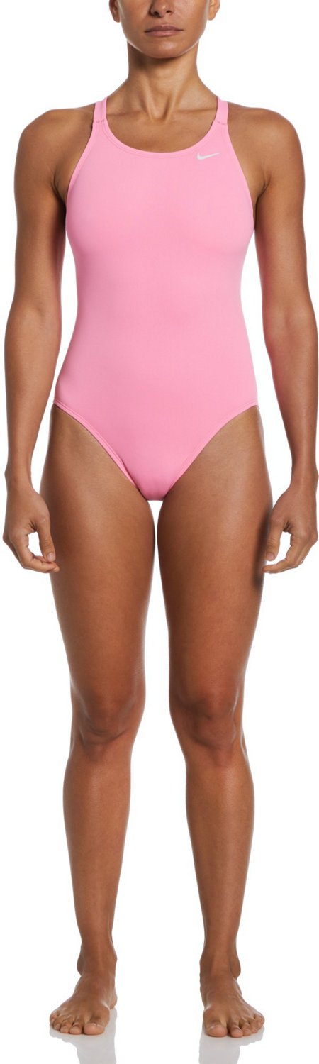 Nike Women's HydraStrong Solid Fastback 1-Piece Swimsuit                                                                         - view number 4