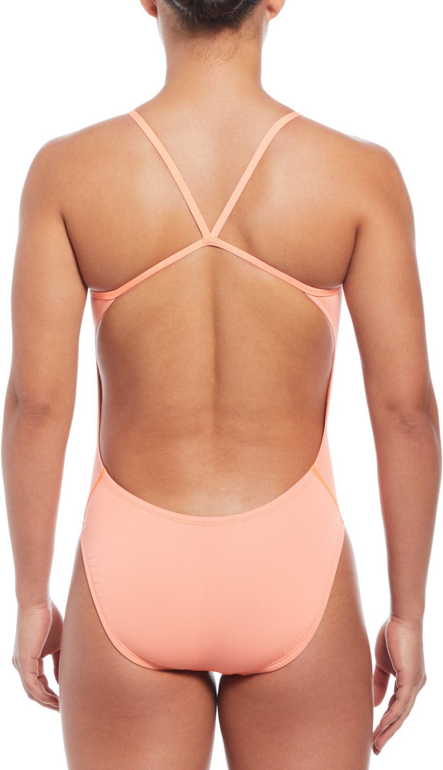 Nike Women's HydraStrong Solid Cutout 1-Piece Swimsuit - view number 2