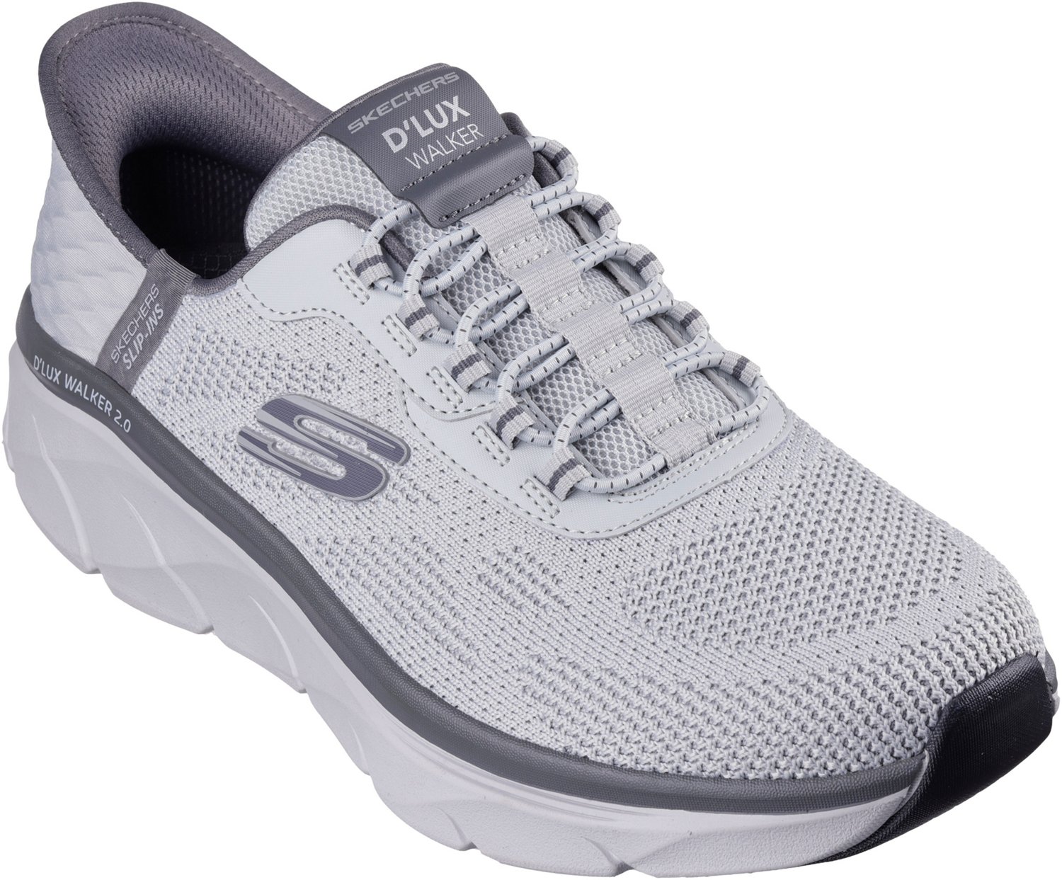 SKECHERS Men's D'Lux Walker 2.0 Rezinate Slip-In Relaxed Fit Shoes                                                               - view number 5